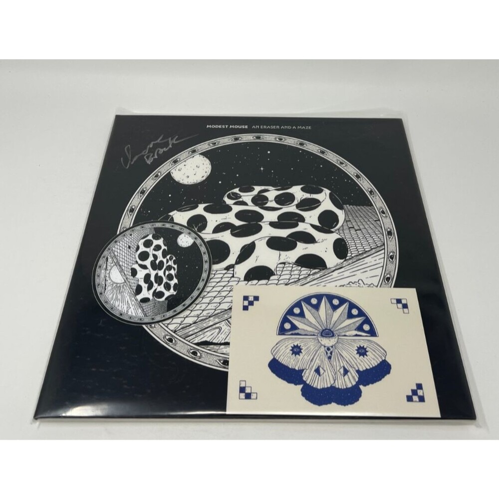 Modest Mouse An Eraser And A Maze Indie Exclusive AUTOGRAPHED by ISAAC BROCK